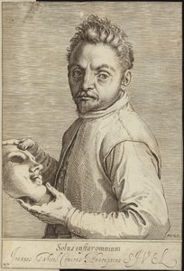 Portrait of Giovanni Gabrielli by Agostino Carracci