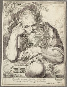 St. Jerome by Agostino Carracci