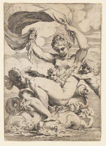 Venus (or Galatea) and Cupids Supported by Dolphins