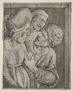 The Rich Old Woman by Agostino Musi
