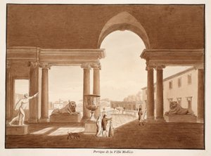 Portico of the Villa Medici, 1833