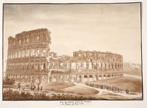 View of the Colosseum from the Temple of Venus by Agostino Tofanelli