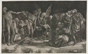 Skeletons, also known as Allegory of Death and Fame
