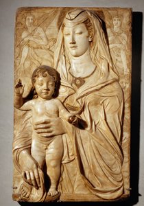 Virgin and Child Between Two Angels