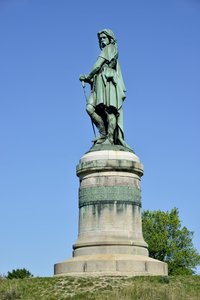Colossal statue of Vercingetorix, Gallic leader by Aime Millet