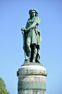 Colossal Statue of Vercingetorix (72-46 BC) (Sculpture by Millet Aime, 1865) by Aime Millet