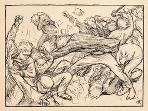 Brawling with the Toukola Boys by Akseli Gallen-Kallela