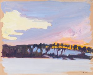 Evening Landscape by Akseli Gallen-Kallela