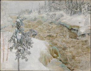 Imatra in Winter by Akseli Gallen-Kallela