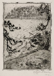Lakeside Landscape by Akseli Gallen-Kallela