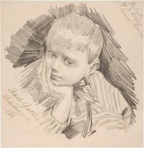 Saima Neovius, Aged Four by Akseli Gallen-Kallela