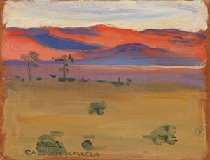 Sunset on the Savannah by Akseli Gallen-Kallela