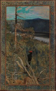 The Great Black Woodpecker by Akseli Gallen-Kallela