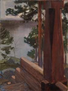 The Kalela Porch by Akseli Gallen-Kallela