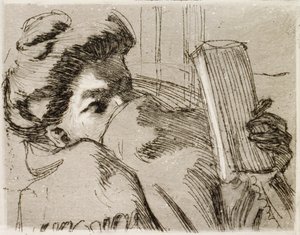 Woman Reading by Akseli Gallen-Kallela