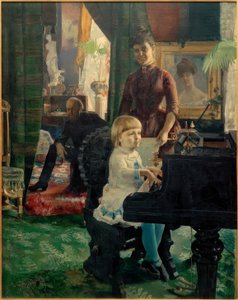 Portrait of the Family of Mathematician E.R. Neovius