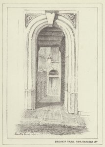 Brooks Yard, Upper Thames Street by Alan Stapleton