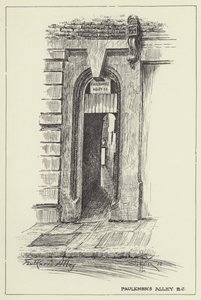 Faulkners Alley, EC by Alan Stapleton