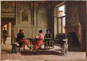 Ludovico Ariosto as Ambassador Meeting Alberto Pio