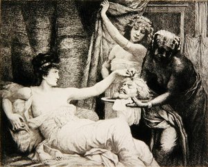 Herodias c.1878 by Albert Alexander Paul Rouffio