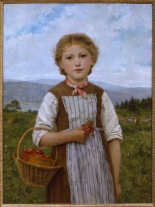 Girl with Strawberries