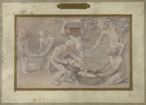 Sketch for the Salle des Fêtes at the Hôtel de Ville de Paris: Fruits