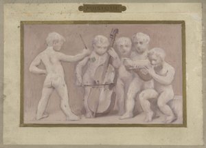 Sketch for the Salle des Fêtes at the Hôtel de Ville de Paris: Music, between 1889 and 1895