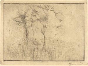 Eve before the Apple Tree by Albert Besnard