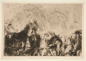 Horse Market (Environs) by Albert Besnard