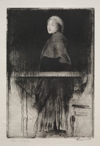 Woman with a Cape by Albert Besnard