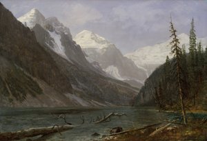 Canadian Rockies (Lake Louise) by Albert Bierstadt