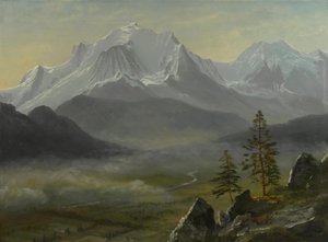 Mont Blanc by Albert Bierstadt
