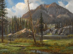 Southern Sierra Nevada Mountains by Albert Bierstadt