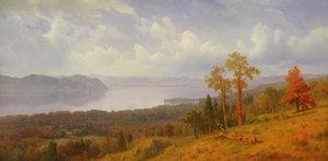 View on the Hudson Looking Across the Tappen Zee Towards Hook Mountain