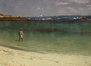 West Indies Coast Scene, c. 1880-93 by Albert Bierstadt