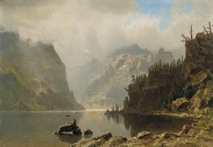 Western Landscape by Albert Bierstadt