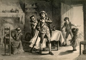 A Minute Man Preparing for War by Albert Bobbett