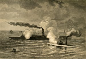 Attack of the Monitor on the Merrimack