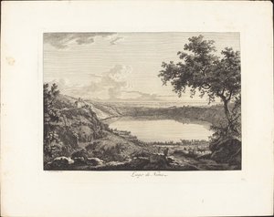 Lake Nemi by Albert Christoph Dies