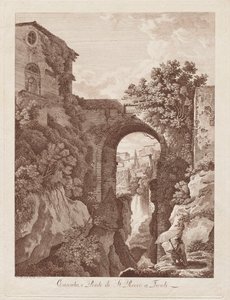 St. Rocco Waterfall and Bridge at Tivoli