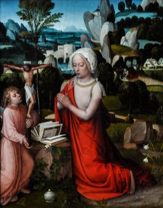 The Magdalen in a Landscape by Albert Cornelis