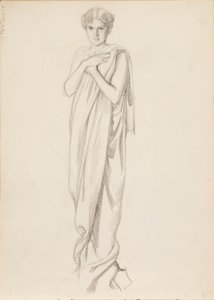Aino Ackté as Alcestis, Sketch by Albert Edelfelt