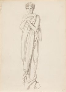 Aino Ackté as Alcestis, Sketch by Albert Edelfelt