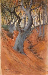 Beech Forest by Albert Edelfelt