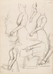 Camille Vallery-Radot, Sketch for a Portrait by Albert Edelfelt