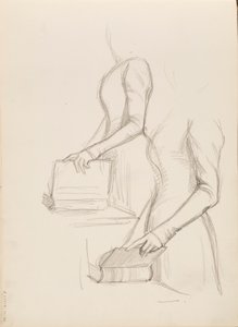 Camille Vallery-Radot, Sketch for a Portrait by Albert Edelfelt