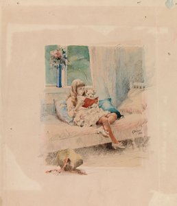 Dear Friends III (Berta and Capi) by Albert Edelfelt