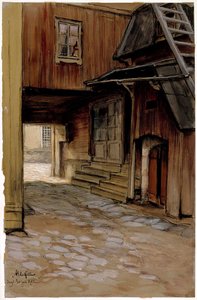 House in Porvoo by Albert Edelfelt