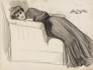 Resting Woman by Albert Edelfelt