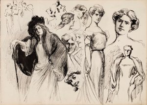 Female Figures by Albert Edelfelt